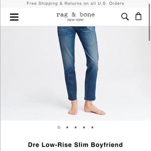Rag & Bone The Dre Slim Boyfriend Jean